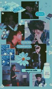 Bts Namjoon Rm Blue Aesthetic Wallpaper Background In 2020 Blue Wallpaper Iphone Blue Aesthetic Pastel Aesthetic Pastel Wallpaper