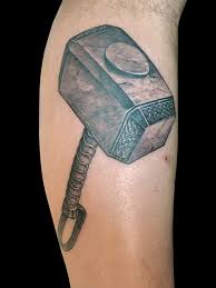 Mark evan's of anything's possible tattoo & body piercing is the artist. Gandalf Tattoo Thor S Hammer Mjolner 471
