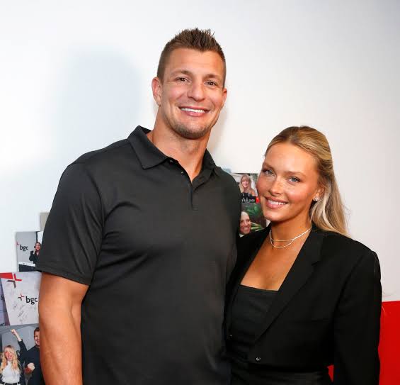 Rob Gronkowski and Camille Kostek attend Charity Day 2023 - BGC Group