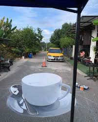 Maybe you would like to learn more about one of these? Manisfm Fuh Real Wehh Lukisan Mural 3d Cawan Kopi Atas Facebook