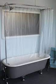 Shop with afterpay on eligible items. Claw Foot Tub Wall Mounted Shower Curtain Rod Add A Shower With Daisy Shower Head Clawfoot Tub Shower Curtain Clawfoot Tub Shower Clawfoot Tub