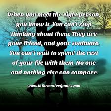 Quotes About Meeting The Right Person Quotesgram