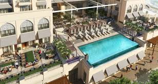 It is rated as a four star hotel. The New Vida Of Dubai Creative Hospitality Stylux En