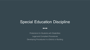 Special Education Discipline Ppt Download