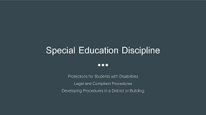 special education discipline ppt download