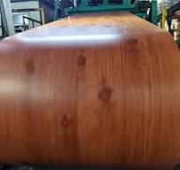 Laminated Wood Grain Film Metal Coil / Sheet - Wanzhi Steel