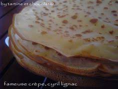 Fameuse Crepes De Cyril Lignac By Tartine Chocolat Recette Crepe Sans Sucre Recette De Crepes Sucrees Crepes Recette Facile