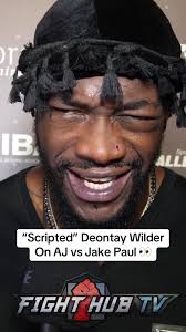 Deontay Wilder's Reaction to AJ vs Jake Paul Fight
