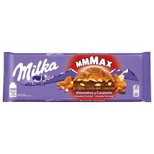 Chocolat Amandes Et Caramel Milka La Tablette De 300g A Prix Carrefour Chocolat Au Lait Caramels Au Chocolat Caramel