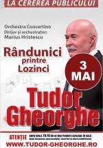 Acest concert este un gest de cultură major, aducând în faţa publicului calitate, îndârjire întru sensibilitate şi un nou anotimp: Tudor Gheorghe Concerte Tudor Gheorghe Iconcert Ro