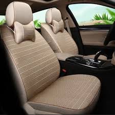 Customized Car Seats Cushion Support Linen Fabric Ice Silk Fit For Infiniti Qx56 Qx80 2012 2012 Seat Covers Cars Seat Cover Set Car Interior Accessories Custom Car Interior Car Seat Cover Sets
