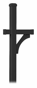 Brightlight mailbox, premium aluminum mailbox and post with solar address light, illuminated house numbers for easy navigation, decorative mailbox with magnetic door latch, house number signs (black) 4.5 out of 5 stars. Salsbury Industries Deluxe Mailbox Post Black 33kt74 4370blk Grainger
