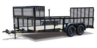 They cost a little more upfront but allow you to attach additional tools, such as leaf blowers, edgers, and even pole saws, which will save you space and money in the long run. Big Tex Trailers Landscape Trailers
