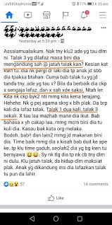 Tidak halal bagi kamu mengambil kembali sesuatu dari yang telah kamu berikan kepada mereka, kecuali kalau keduanya khawatir tidak akan dapat menjalankan. Muhammad Syarafi On Twitter Kalau Nak Ikut Yang Sebetulnya Pada Mazhab Syafie Lafaz Talaq Waktu Marah Pun Tetap Akan Berlaku Walaupun Suami Tu Takde Niat Tapi Kalau Marah Itu Sifatnya Melampau Sehingga