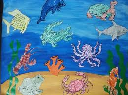 ocean animals chart my creative barn