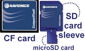 Navionics Compact Flash Cf Cards Versus Newer Navionics Sd