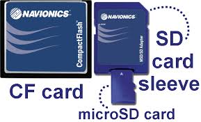 navionics compact flash cf cards versus newer navionics sd