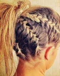 Braided Ponies Are Perfect For Working Out Let S Kick Off 2018 Right Here Are The Top 10 Hairstyles For Worki Hair Styles Cornrows For Girls Long Hair Styles