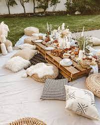 Journees De Fete De Jardin Boho Garden Party Backyard Dinner Party Picnic Birthday Party