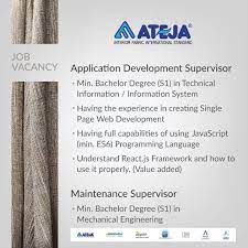 Started as a textile machinery parts manufacturer and supplier in early 70's and then it has grown from just a plain fabric. Atejacareer Startseite Facebook