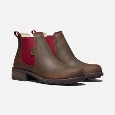 A rich leather lining offers premium comfort support & comfort: Chelsea Stiefel Aus Leder Fur Damen Oregon City Keen Footwear