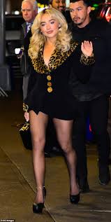 Sabrina Carpenter gets VERY leggy in a micro miniskirt in NYC amid Barry  Keoghan split | Daily Mail Online