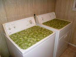 Decorative Magnetic Reversable Cloth Laundry Room Washer Dryer Top Covers Decor Washer And Dryer Washer And Dryer Covers Washing Machine Dryer