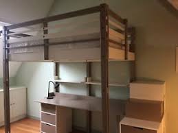 Lit mezzanine en excellent condition avec bureau, matelas non inclus. Lit Mezzanine Avec Bureau Marque Loggia Ebay