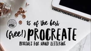 Tap the download button to open six free procreate brushes right onto your ipad! 15 Of The Best Free Procreate Brushes For Hand Lettering Youtube