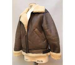 Unisex Shearling Leather Bomber Jacket Sheepskin Lining Dark Etsy Aviator Leather Jacket Leather Bomber Jacket Leather Bomber