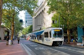 Portland Light Rail On The Transit Mall Light Rail Photo Street View