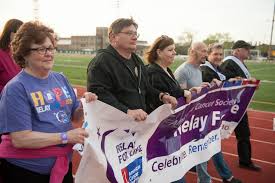 It includes fundraising walks, camps, walking around the track, and entertainment. Relay For Life Students