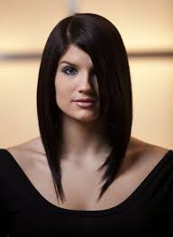 Cute Hairstyles For Tall Necks And Long Faces Long Bob Hairstyles Side Bangs Hairstyles Long Angled Bob Hairstyles