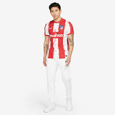 Paying tribute to the year the club changed its name. Nike Atletico Madrid 21 22 Home Match Ss Shirt Sport Red White Mens Replica