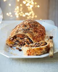 Vegan Miso Mushroom Squash And Chestnut Wellington Recipe Delicious Magazine Recipe Vegetarian Christmas Recipes Vegan Christmas Recipes Vegan Wellington