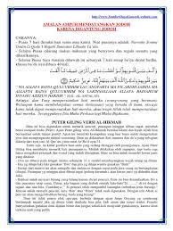 Diriwayatkan oleh baihaqi dari ibnu mas'ud r.a. Amalan Ampuh Mendatangkan Jodoh Karena Digantung