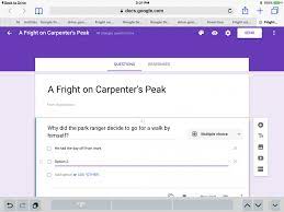 When your form is open, click the settings icon (cog) then select the quizzes tab. Creating A Google Form Quiz On The Ipad Paths To Technology Perkins Elearning