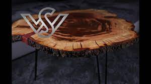 Songs by the avett brothers, david crowder and old crow medicine show. Live Edge Epoxy Resin Coffee Table River Table Youtube