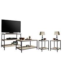Home Square 4 Piece Living Room Set With Tv Stand And Coffee Table With Set Of 2 End Tables In Cha Living Room Table Sets Coffee Table 4 Piece Coffee Table Set