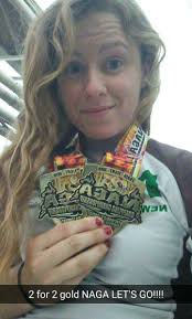 Last weekend I competed in the Alba Veteran Open event. They ran an open  women's event and I earnt bronze. When fighting each other they fought  under full rules and when fighting