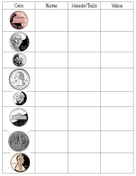Free Coin Identification Page For Data Notebooks Data Notebooks Money Math Money Worksheets