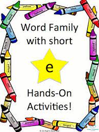Improve your french vocabulary by hearing how common words starting with the letters d, e and f are pronounced by native speakers. Word Family With Short E Game Pack Lup Wai Parent Whisperer