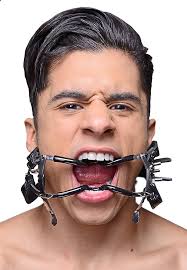 Master Series Jennings Hinge and Ratchet Wide Mouth Gag with Adjustable  Strap : Health & Household - Amazon.com
