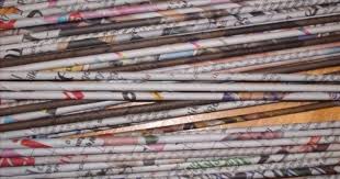 How To Make Paper Basket Part 1 Paper Weaving Paper Basket Paper Basket Weaving