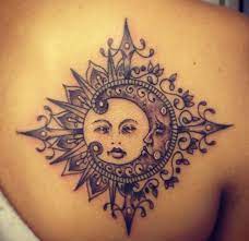 50 Examples Of Moon Tattoos Cuded Tattoos Moon Tattoo Sun Tattoos