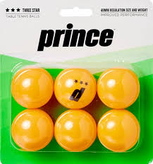 The balls measure at 2.75g weight that pronounces their presence in every match or a training session. Prince Three Star Orange Table Tennis Balls 6 Pack Dick S Sporting Goods