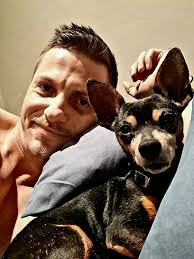 My boy. Not only has he stolen my heart many years ago. But he has now  completely stolen my boyfriends heart. I love these two and their special  bond.♥️🐶♥️