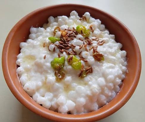 Annapurna: Dahi Sabudana / Savory Sago Curd Recipe