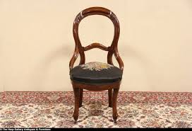 Victorian 1860 Antique Embroidered Horsehair Chair Furniture Antique Furniture Victorian Furniture