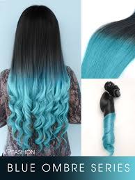 Dyeing your hair an outrageous color is fun keep your natural black hair on top straight and brushed as usually while creating large and beautiful blue curls. Colorful Hair Extensions Dip Dye Hair Ombre Hair Color Colored Hair Extensions
